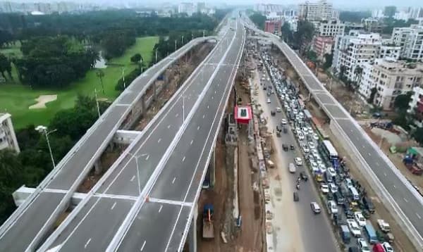 Dhaka Elevated Expressway: Partly opens after five days