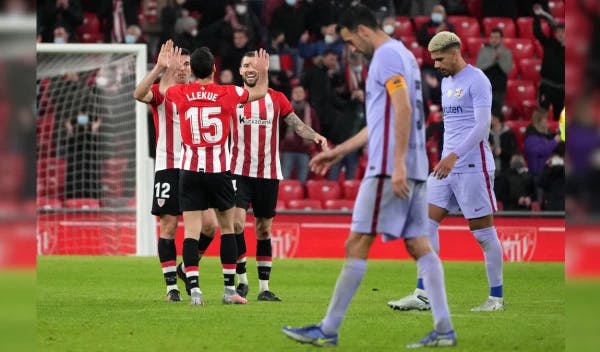Barcelona crash out of cup after defeat by Athletic Bilbao