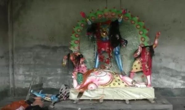 টাঙ্গাইলে মন্দিরের প্রতিমা ভাঙচুর